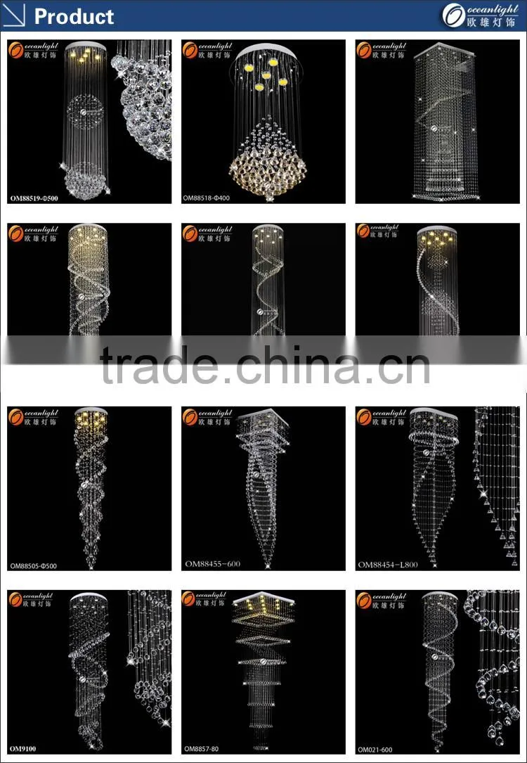 Lamparas de cristal colgantes candelabro de cristal lampara vintage colgante OM66110W