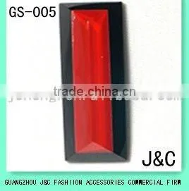 round fashion accessories decorative faced glass stone