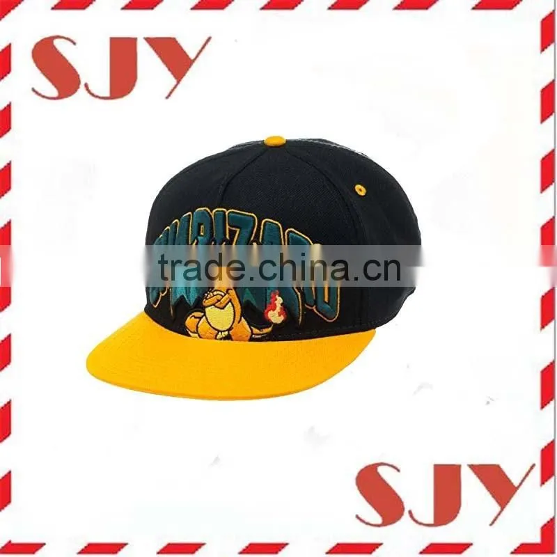 Custom Flat Brim 3D Embroidery Snapback Cap/Hat