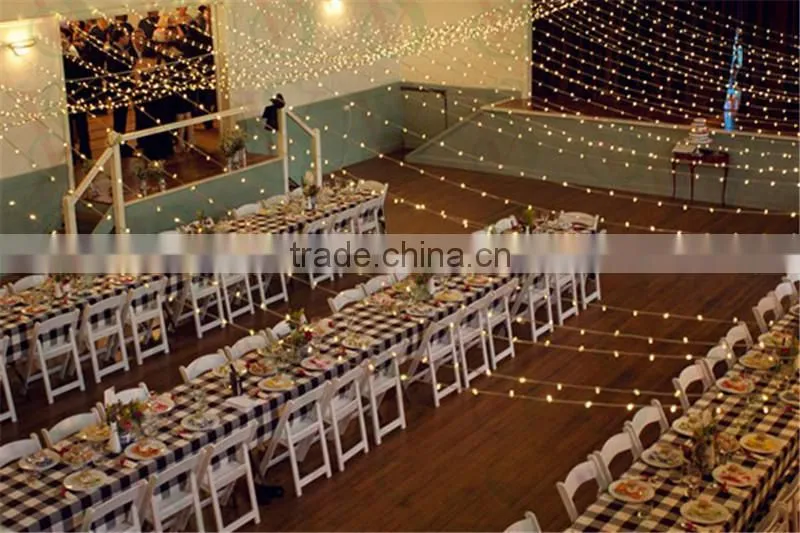 clear PVC wire LED clip light 100m/roll IP65 waterproof outdoor christmas decoration light