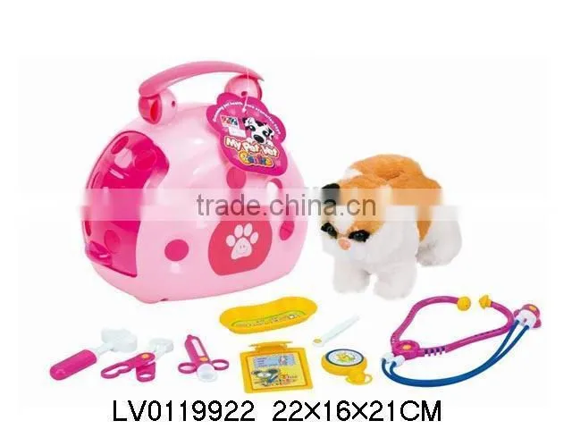 China wholesale kids toy pet basket set