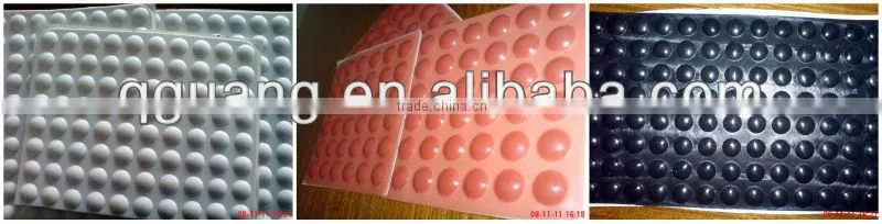 Cylindrical Self adhesive silicone rubber feet
