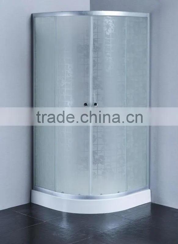 Round With Frame Style and Sliding Open Style cheap shower enclosure