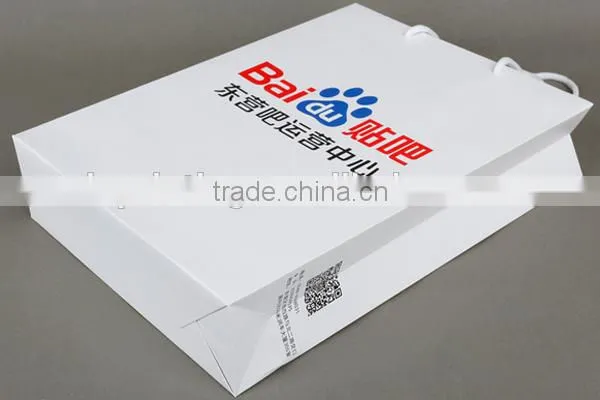 custom high quality brown kraft paper carrier bags with free samples