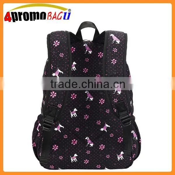 Cool lady laptop bagpack, shoulder strap backpack for teens