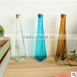 2014 hot sale wholesale glass bottle for home decoration