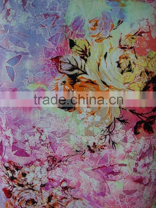 ready goods digital printing on rayon fabric