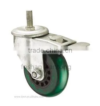Hot Selling Medium Duty 100mm Fixed Caster And Wheel