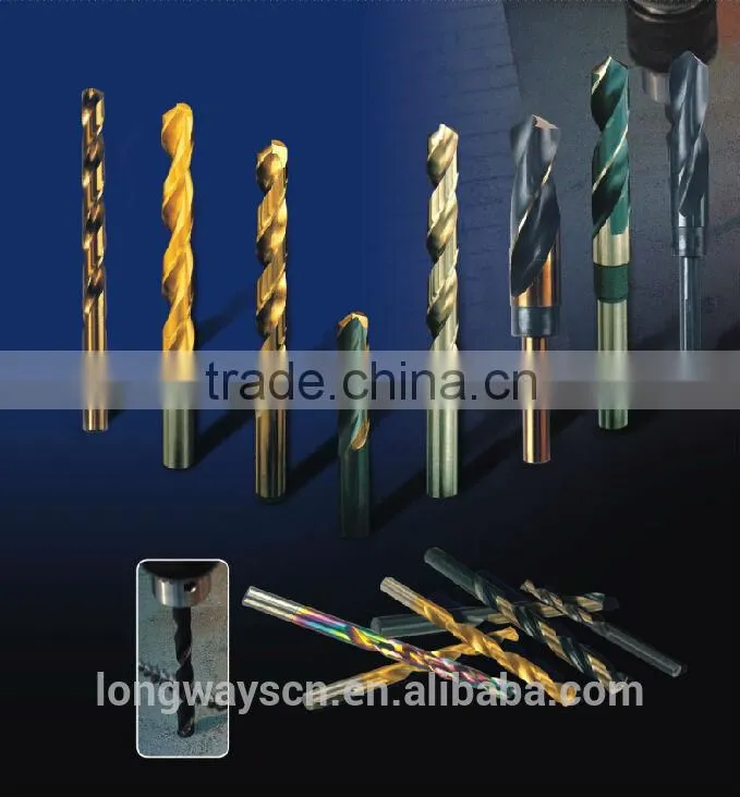 7.6*117'' Professional quality HSS Twist drill bits DIN 338 Metal drilling Black oxide Rolled forged
