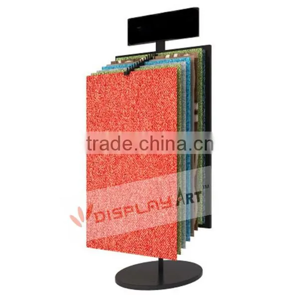 metal display stand for carpet