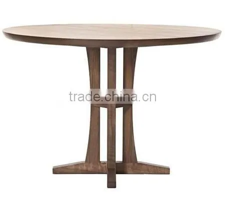 factory price round table top wooden modern restaurant dining table