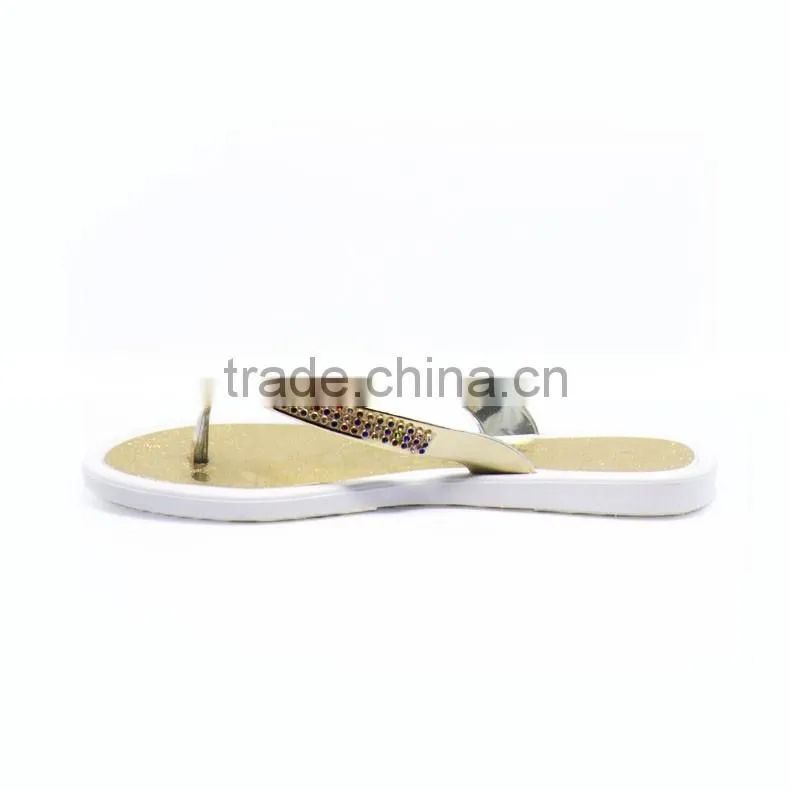 Wholesale cheap slippers Fashion Beach Slippers With Golden Chain