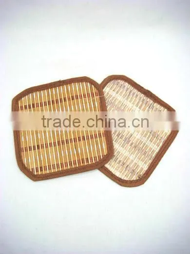 2pcs Bamboo Mats/Table Mats/Placemats For One Dollar Item,Heat Resistant For Kitchen Use