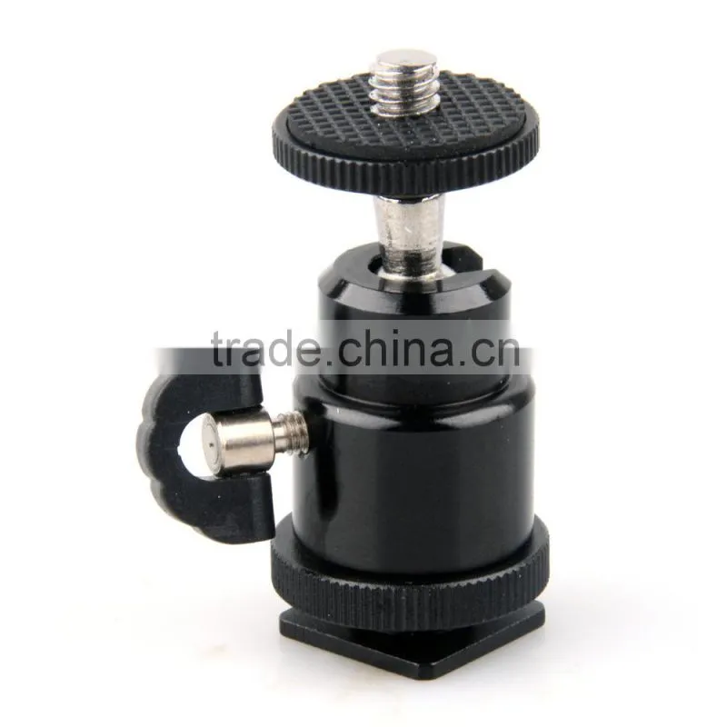 Camera Tripod BallHead Ball Head with Quick Release Plate 1/4" Screw