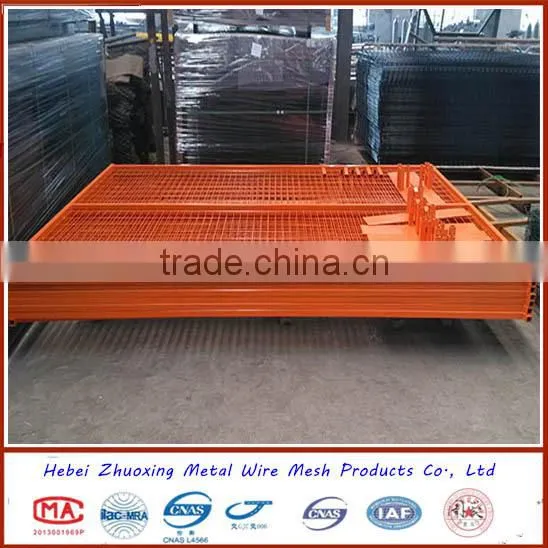 Alibaba China hot sale in Canada America and easily assembled Canada temporary fence