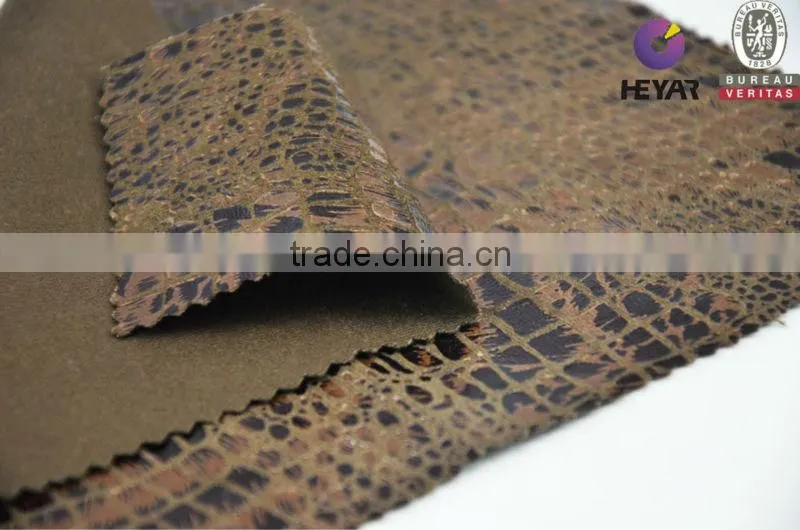 35 Wale Stretch Corduroy Embossed Reptile Skin Coating Embossed Corduroy