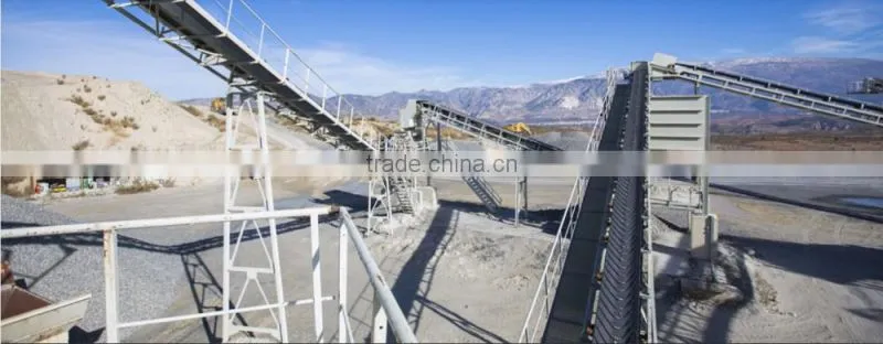 Factory price Cotton Fabric Rough Diamond Conveyor Belt, Cleated Conveyor Belt