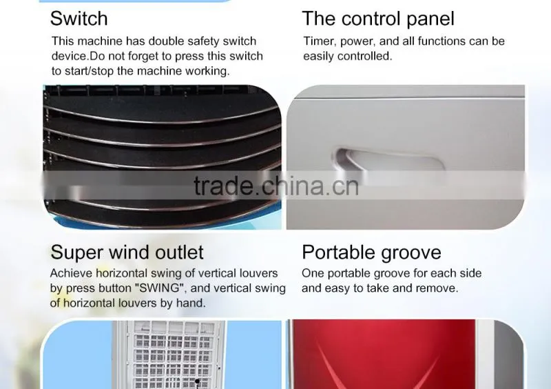 Ice Home Air Cooler With Casters