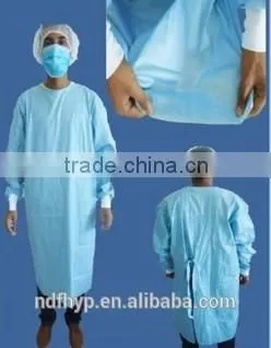 one size PP lab disposable gown