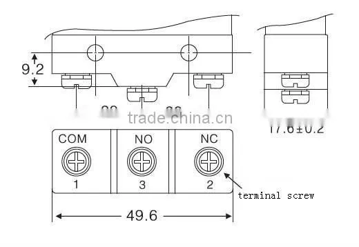 mechanical micro switch for game console RM-24 GREEN