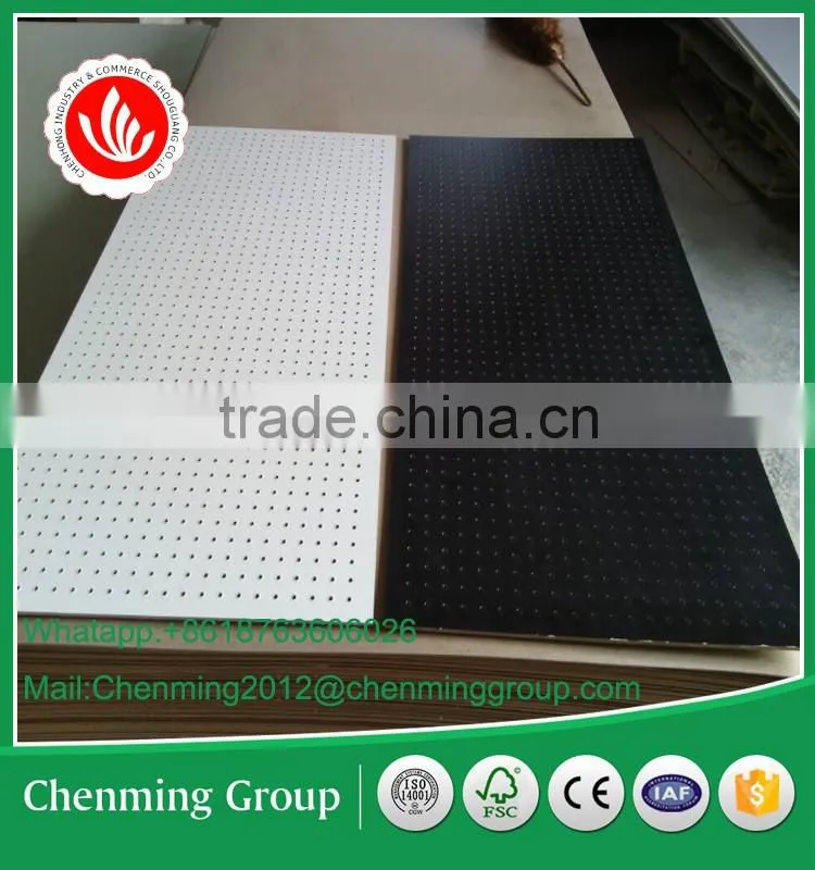 Perforated mdf board pegboard mdf