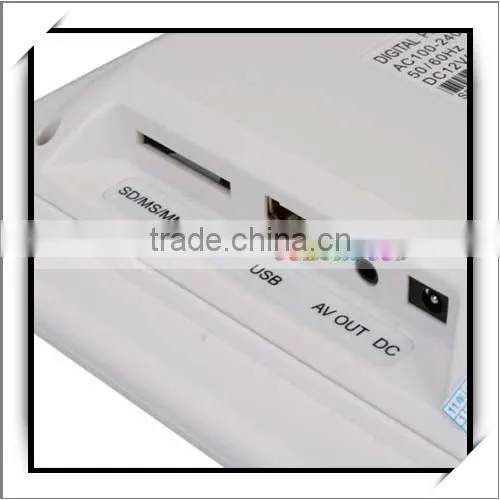 New Product Brush 7 Inch Wide Screen Digital Photo Frame