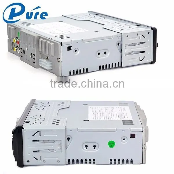 Whoelsale 1 din car dvd vcd cd mp3 mp4 player with fixed panel