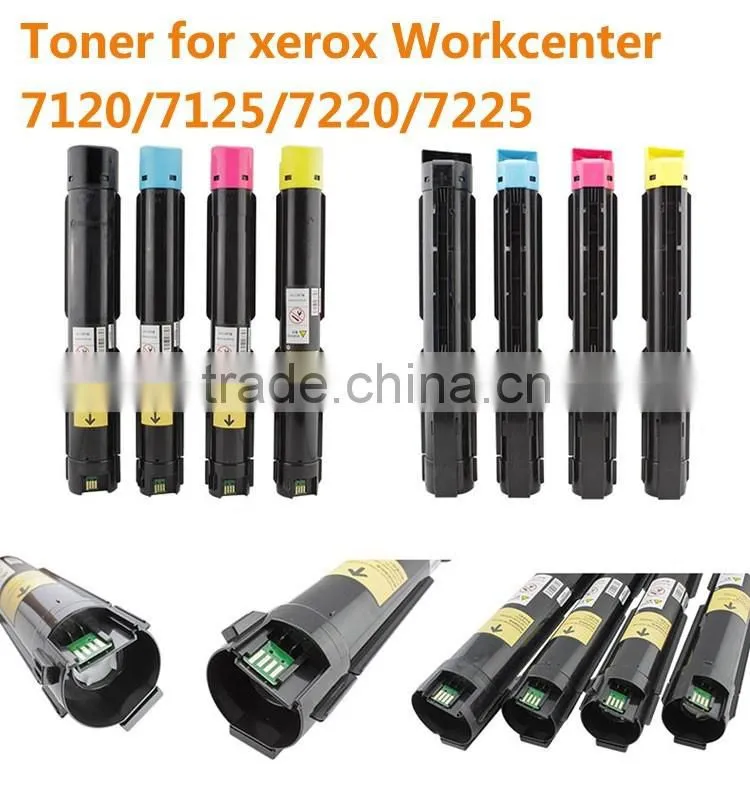 High page Yield Toner Cartridge for Xerox Workcentre 7120 7125 7220 7225 7225T 7220T,:006R01457,006R01458,006R01459,006R01460