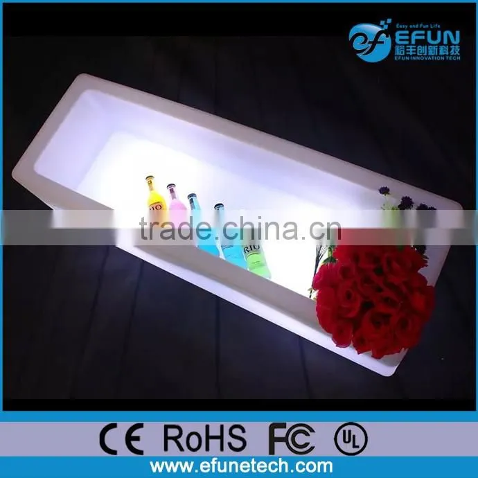 bar/nightclub/party battery operated decorating led illuminated rgb color changed ice chest