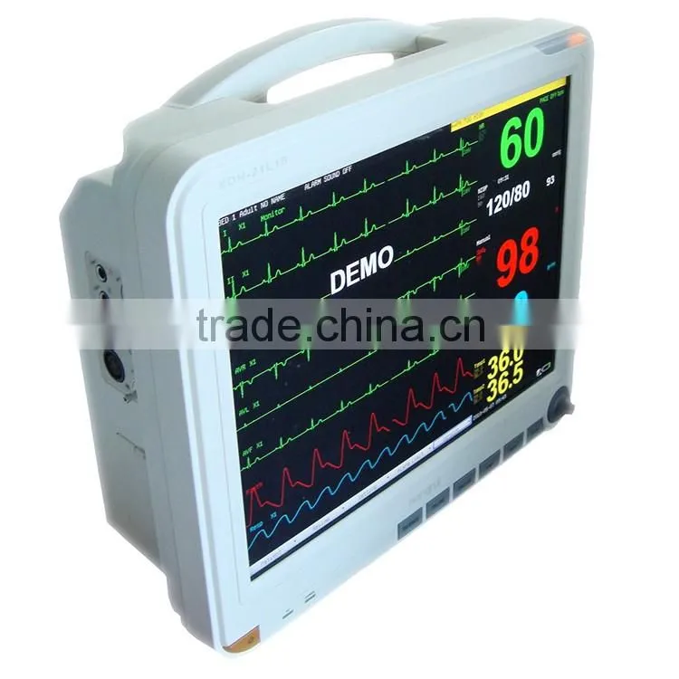 China manufactured multi functional Standard parameters patient monitor multi-parameter