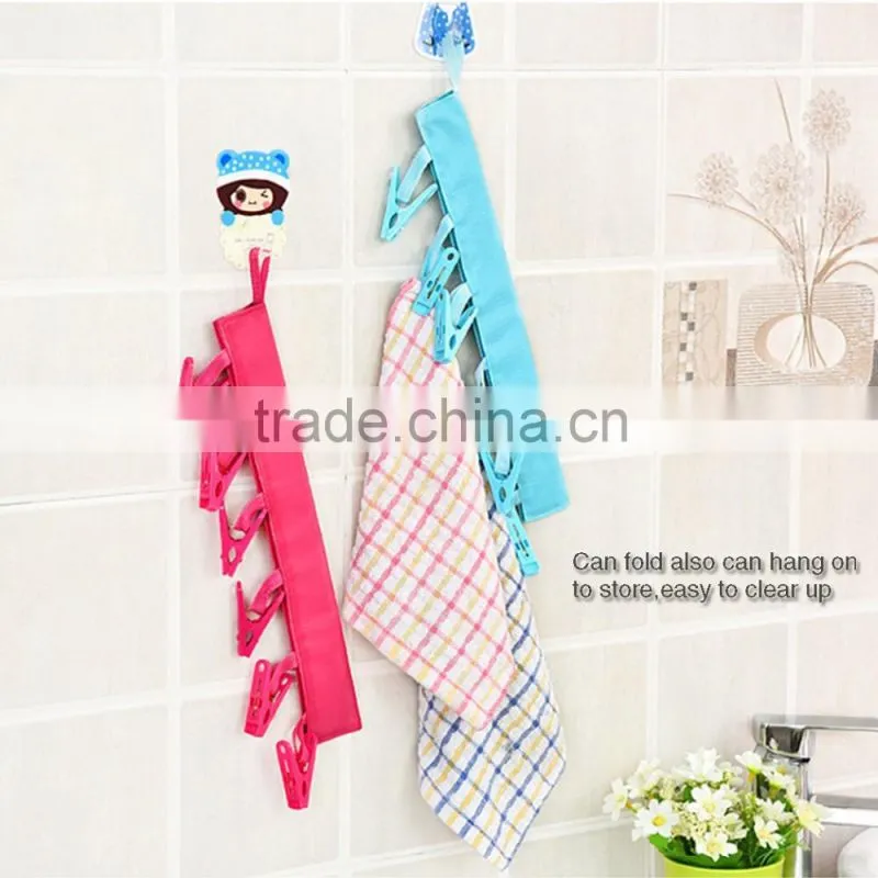 Travel Folding Hanger Skirt Hangers T-shirt Hangers Trousers Hangers Standard Hangers Suit Hangers Bathroom Pylons Clothes Clip