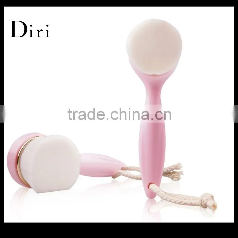 Professional Facial Pore Cleanser Cleaner Face Brush Translucent Clear Handle