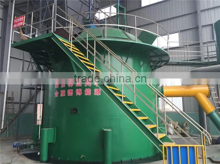 Biomass downdraft fixedbed gasifier for burn boilers, kilns . rice husk gasification power plant electric plant