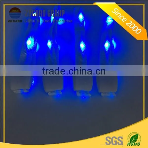 LED bracelet sound activated, led light silicon bracelet, led band