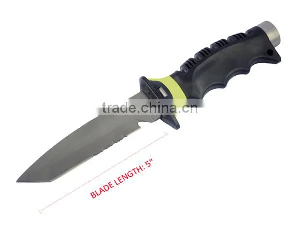 Factory Titanium Scuba Knife Military Urvival Knife