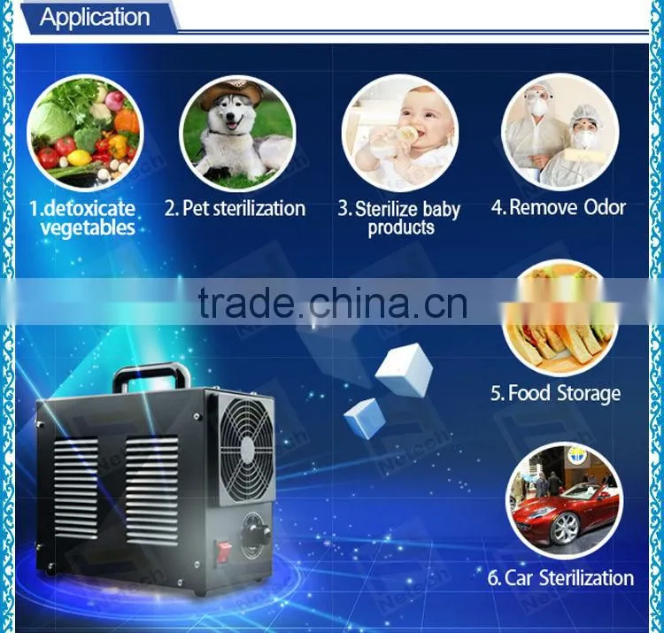 Good quality home use portable corona discharge ozone generator