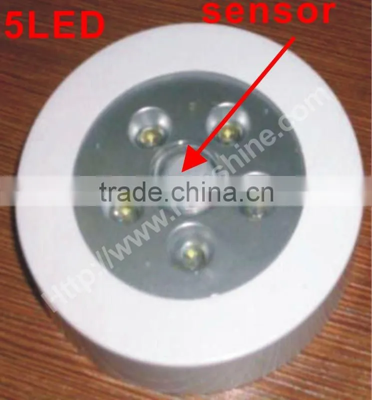 night round touch motion sensor ceiling light with super bright 5led