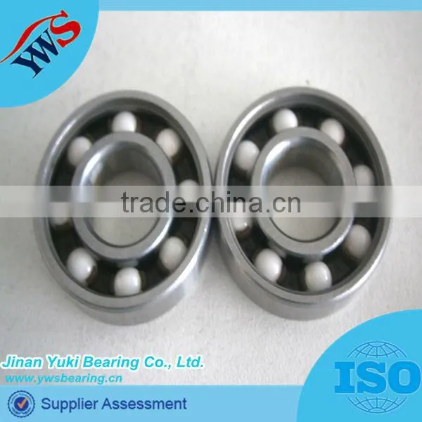 608 chrome ring si3n4 ball white nylon cage hybrid ceramic bearing