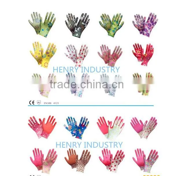 nitrile printed household glove