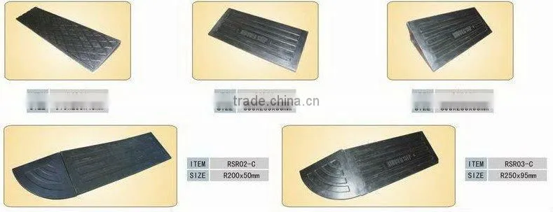 rubber ramps RSR02, Height: 50mm