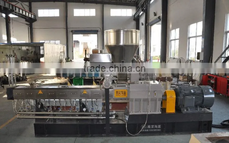 plastic color masterbatch pelletizng extrusion machine