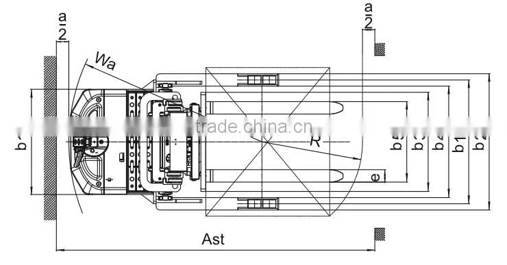ISO CE Approved Economy fully 1.2T-1.5T fork reach full electric stacker Jeakue ESFR12 ESFR15