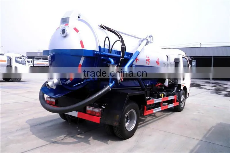 LHD ro RHD 6000l sewag vacuum tank truck for sale