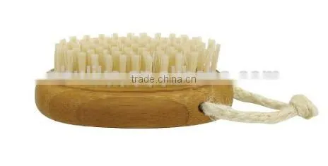 Two Sided Wooden Nail Brush,Nail Cleaning Brush