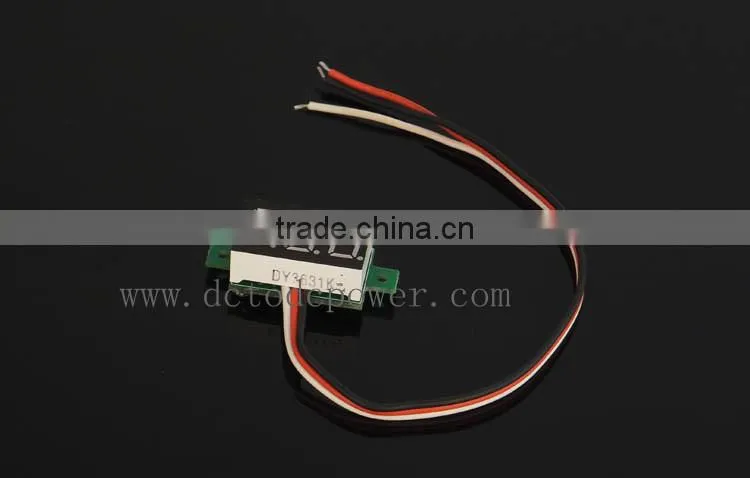 V20D three lines 0-100V digital voltmeter digital voltmeter head is reversed does not burn