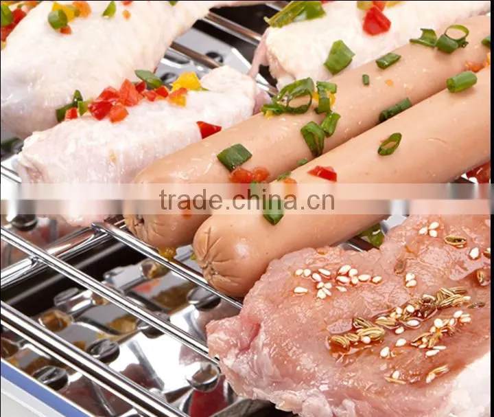 WX-252A Home Use and Commercial Use Gas Fuel Smokeless Enviromental Barbecue Grill Machine on Hot Sale Best Price