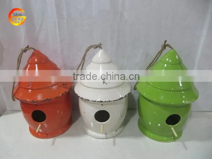 High quality ceramic round bird cage
