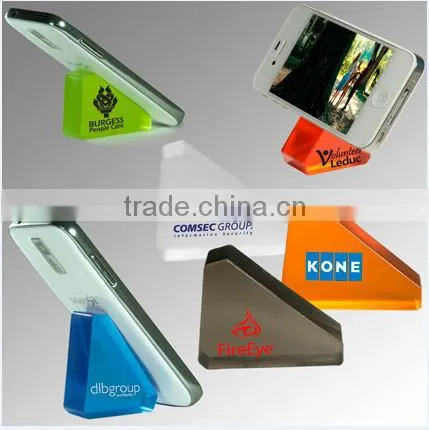 Pu Gel mobile phone stand in cell phone holders for multi-angle