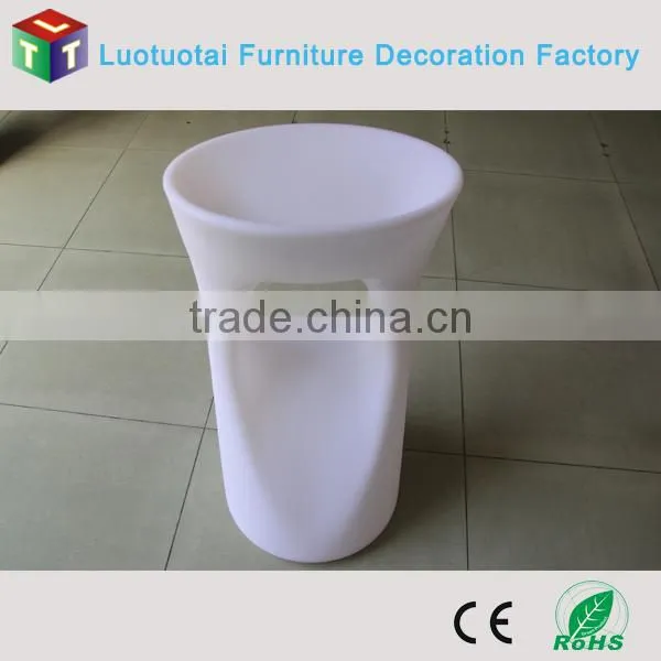 PE plastic LED Bar Chair with 16 color change