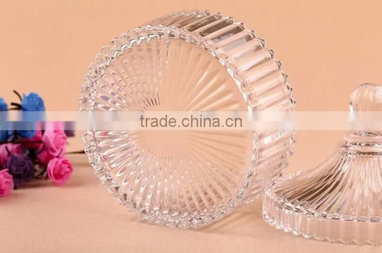 Wholesale glass wedding sugar box